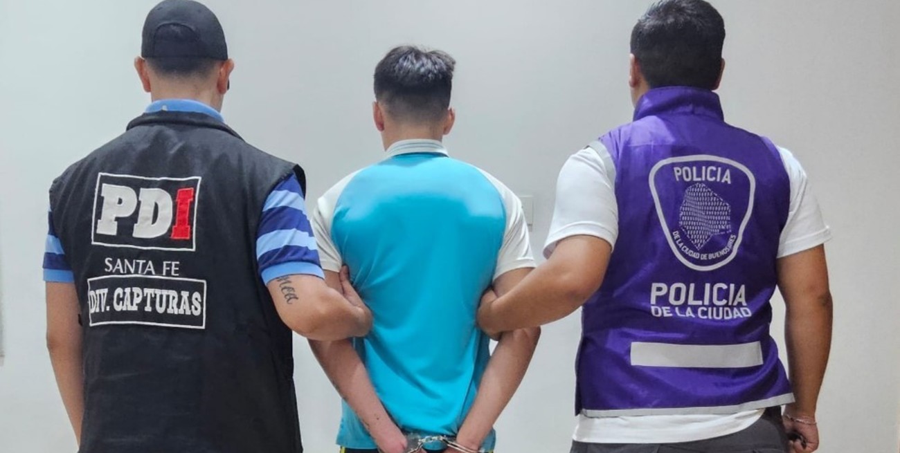 Video: detuvieron en Buenos Aires a un joven acusado de abuso sexual en Santa Fe