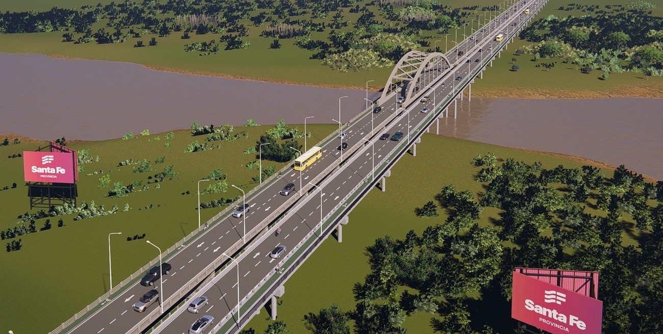La Provincia inicia la construcción del nuevo puente Santa Fe-Santo Tomé