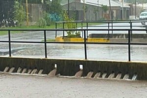 Gran cantidad de agua en poco tiempo provocó inconvenientes en Firmat.