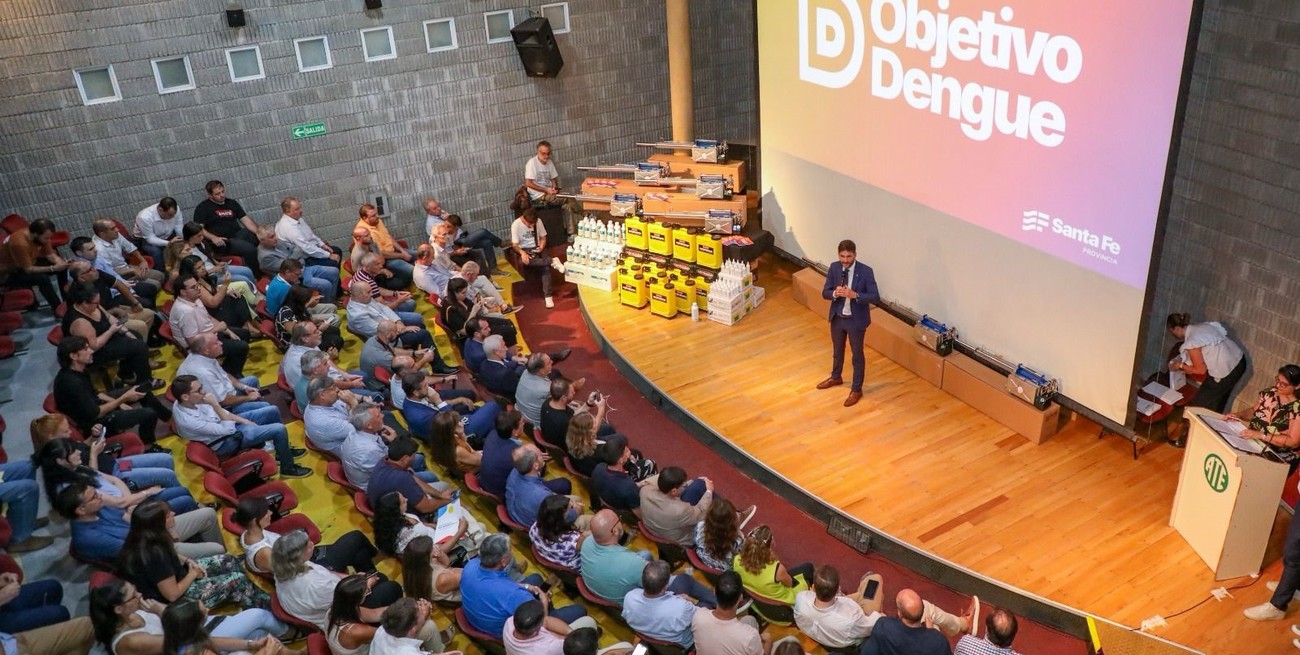 Objetivo Dengue: insumos y equipamiento a 52 localidades de La Capital y Las Colonias