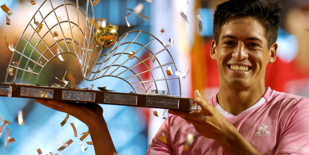 Sebastián Báez apabulló a Alexandre Muller y se consagró bicampeón del Río Open