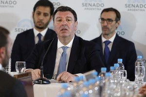 Agosto de 2024. Ariel Lijo se presentó en el Senado nacional luego de que el gobierno postule su nombre como integrante de la Corte Suprema de Justicia.