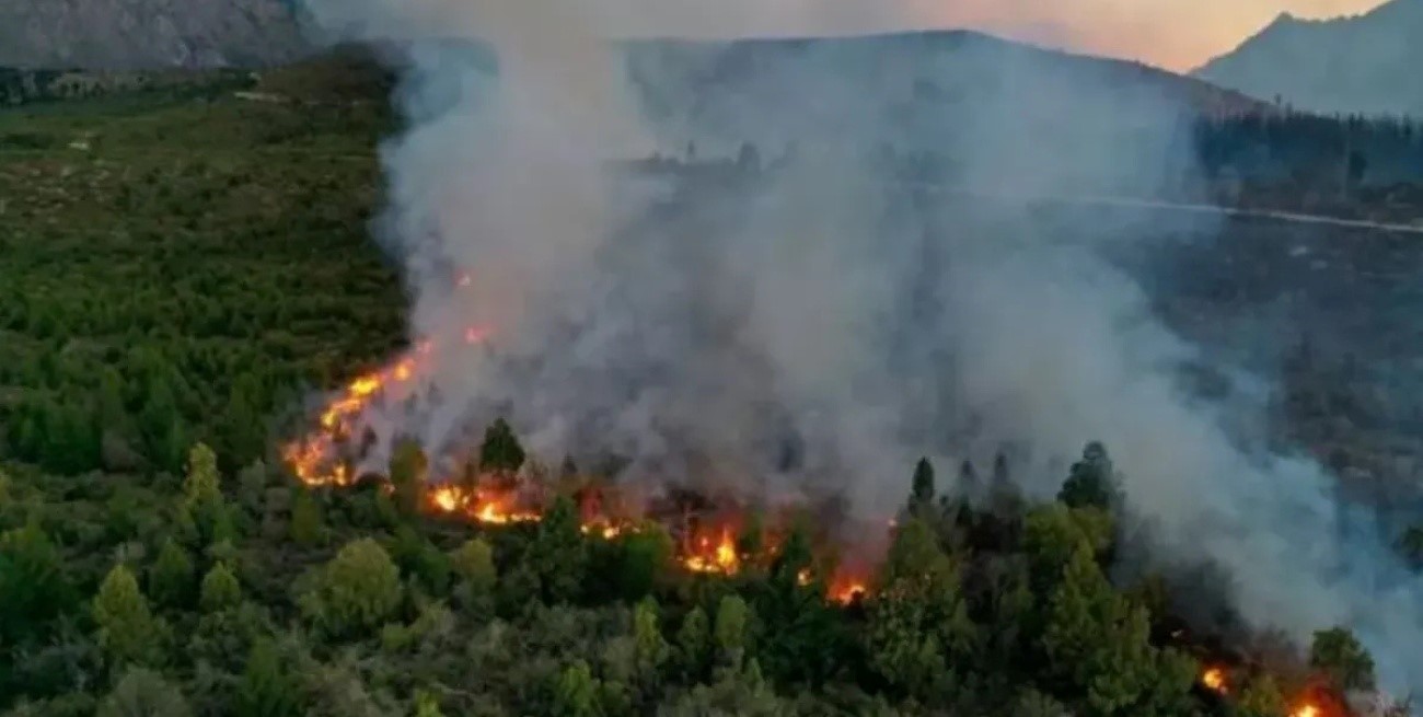 Un rosarino provocó un incendio en el cerro Meta por accidente