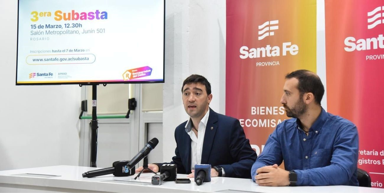 Abrió la inscripción para la primera subasta de 2025 de bienes incautados al delito