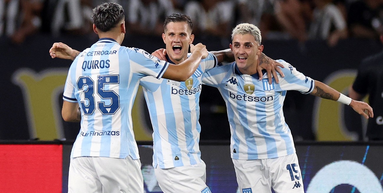 Racing es el nuevo campeón de la Recopa Sudamericana