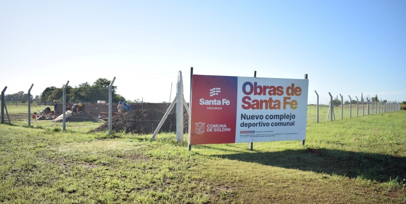 Soldini amplía su complejo deportivo con fondos provinciales