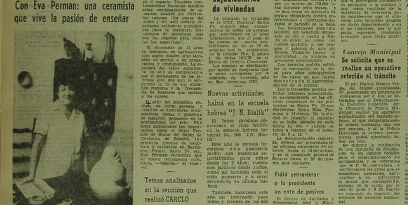 Eva Perman y la magia de la cerámica

