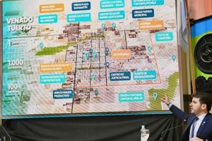 El intendente Chiarella y el resumen de los anuncios 2025. Foto: MVT