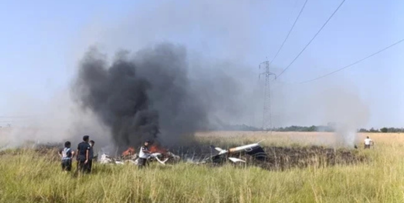 Incendios en Corrientes: helicóptero se estrelló por fallas técnicas