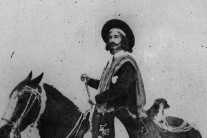 El actor uruguayo José Podestá interpretando a Juan Moreira.