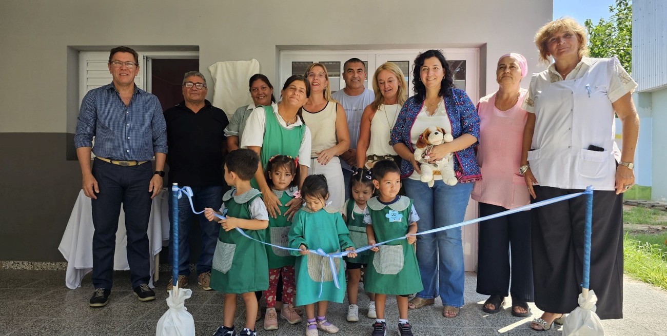 Otras dos aulas se inauguraron en el Departamento San Justo