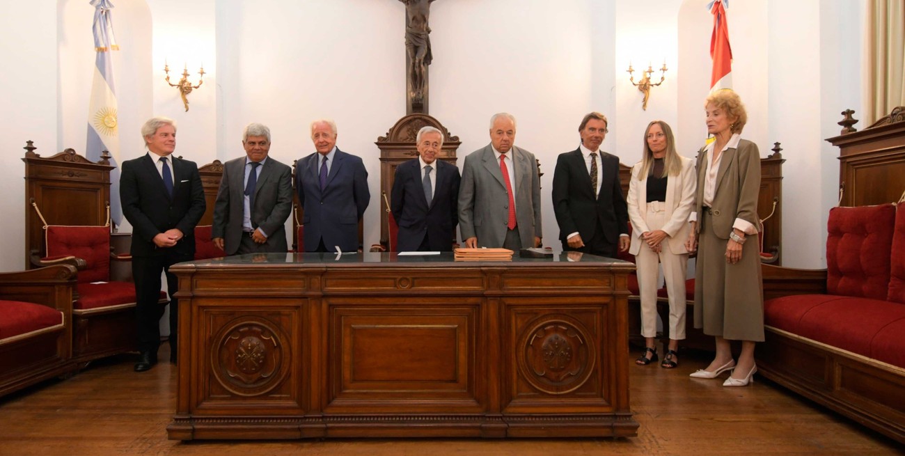 Baclini y Zabalza asumieron en la Corte de  Justicia de Santa Fe y fijaron sus objetivos