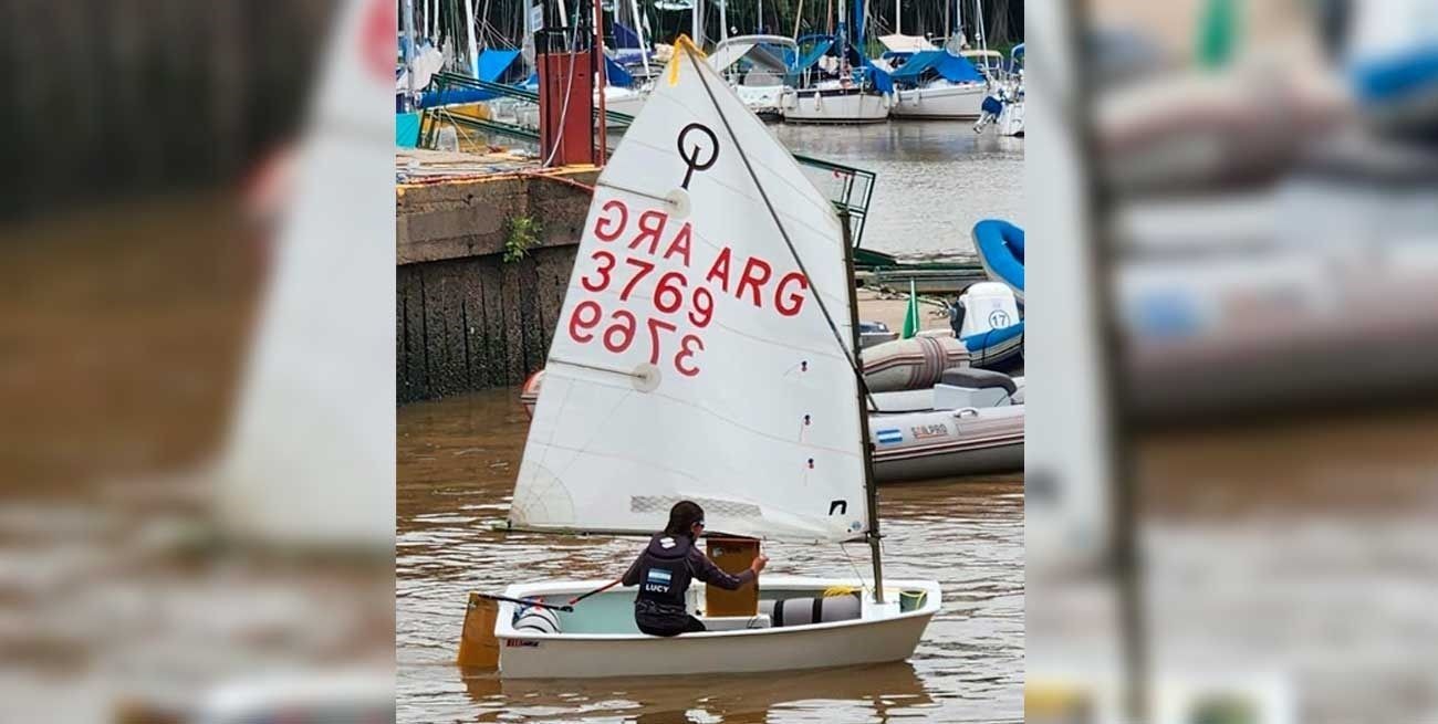 Optimist: nuevo podio para Lucía Ortíz Beorlegui en el Río de la Plata