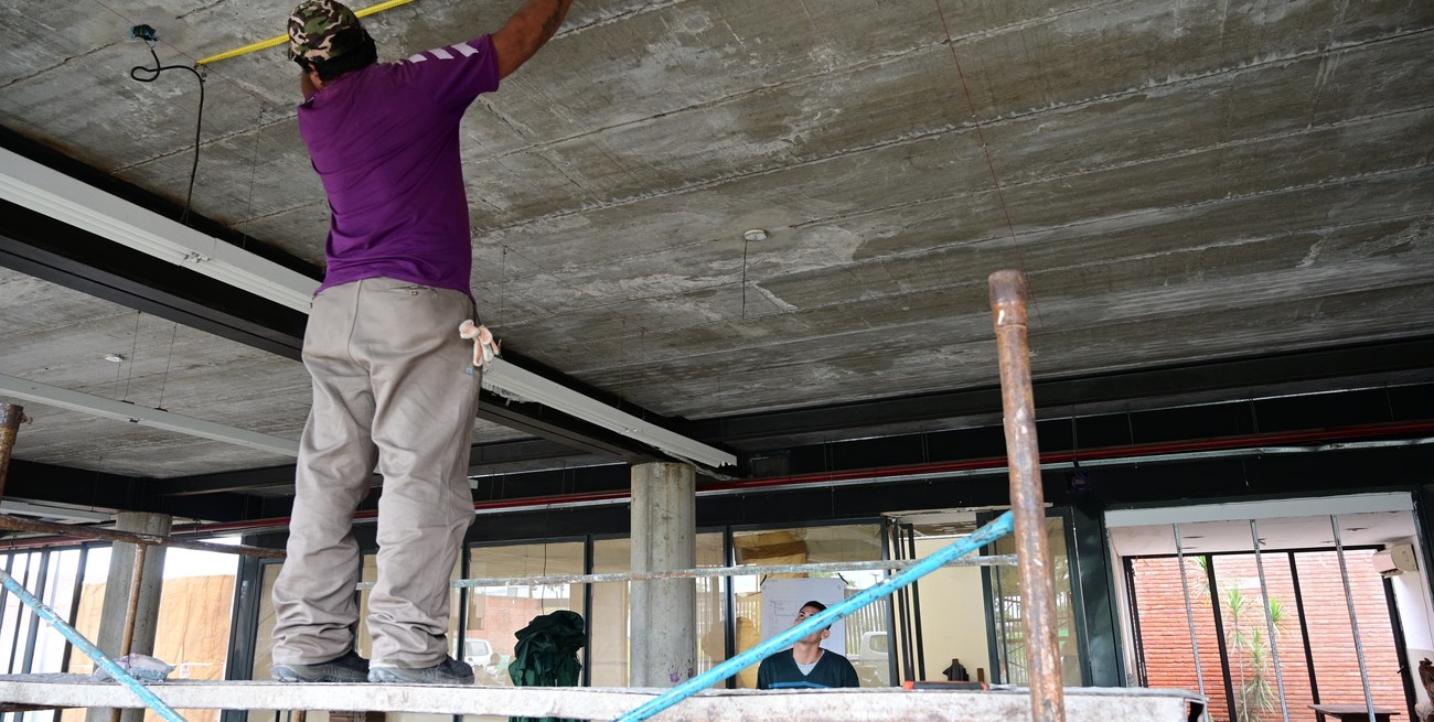 Barranquitas: comenzó la obra en el edificio destinado al nuevo centro de monitoreo de Santa Fe