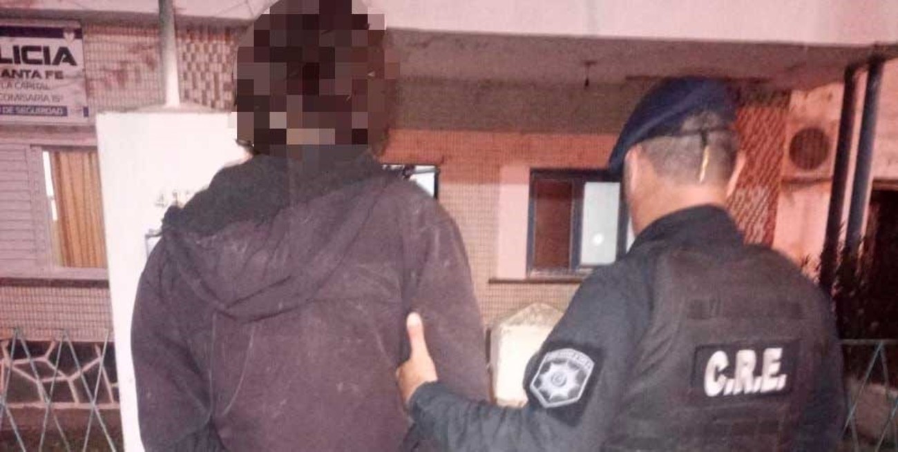 Conducía borracho, chocó y fue detenido