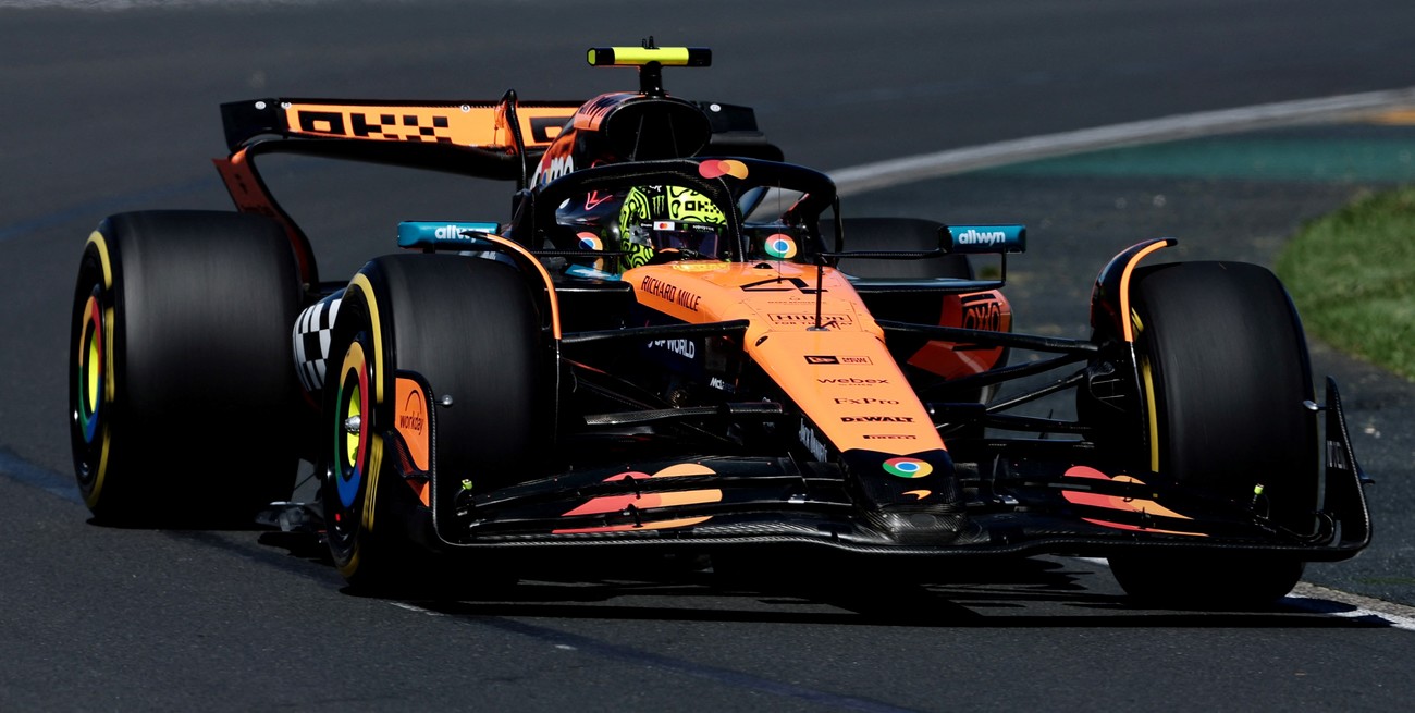 Lando Norris fue el más rápido de la primera práctica en el Gran Premio de Australia