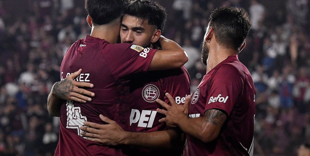 Lanús goleó 4-1 a Instituto tras una gran remontada