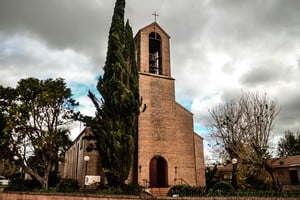 El histórico edificio de la iglesia evangélica del Río de la Plata en Humboldt