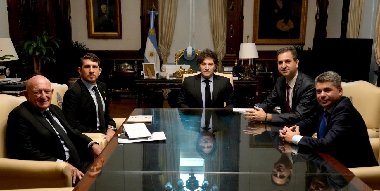 Javier Milei se reunió con la DAIA y viajará a Israel con su titular