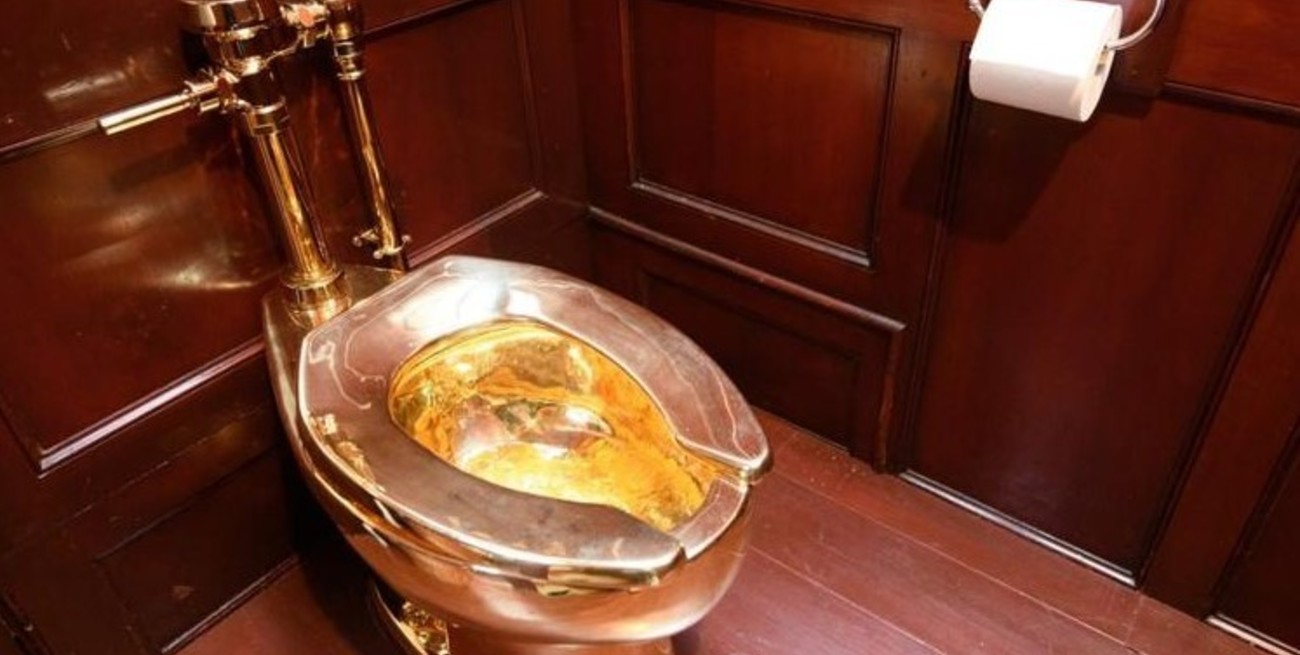 Condenaron a dos hombres por el robo del inodoro de oro del palacio Blenheim