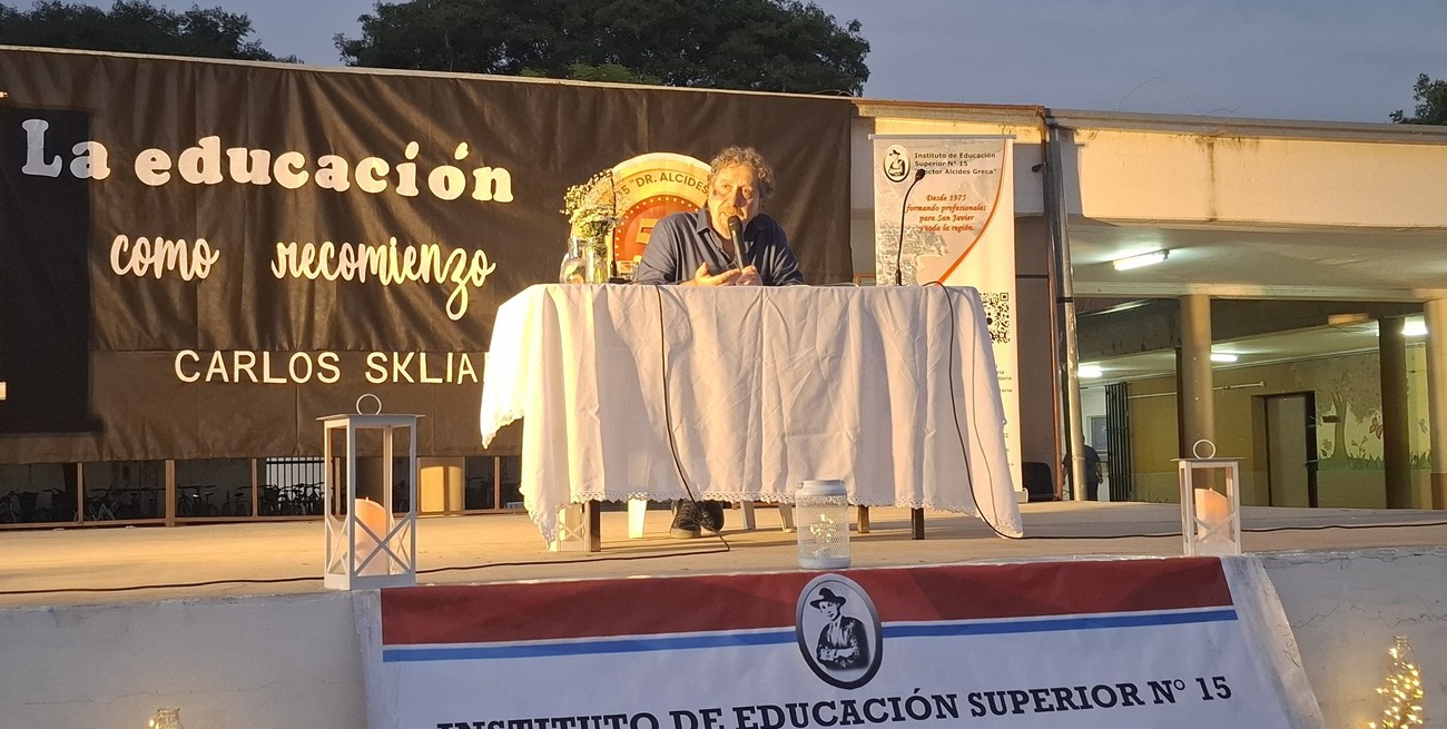 Carlos Skliar disertó en San Javier sobre educación e inclusión