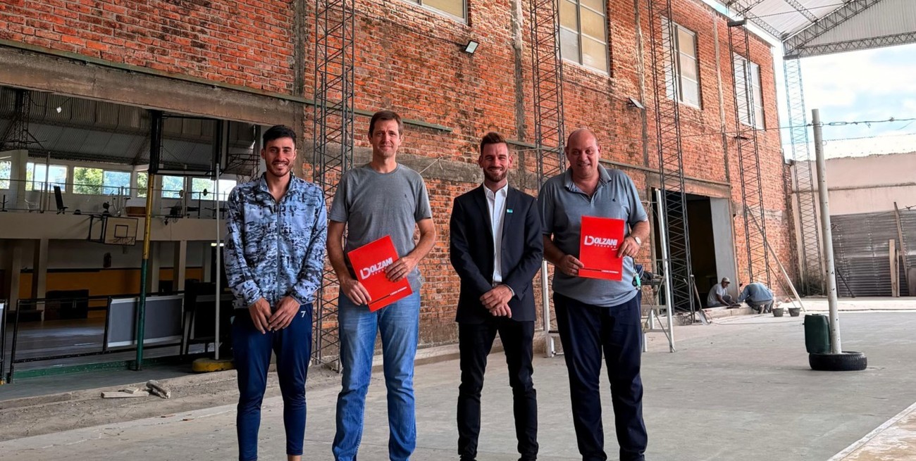 Dolzani: "destacamos el excelente trabajo de Huracán, formando a más de 180 chicos en el básquet"