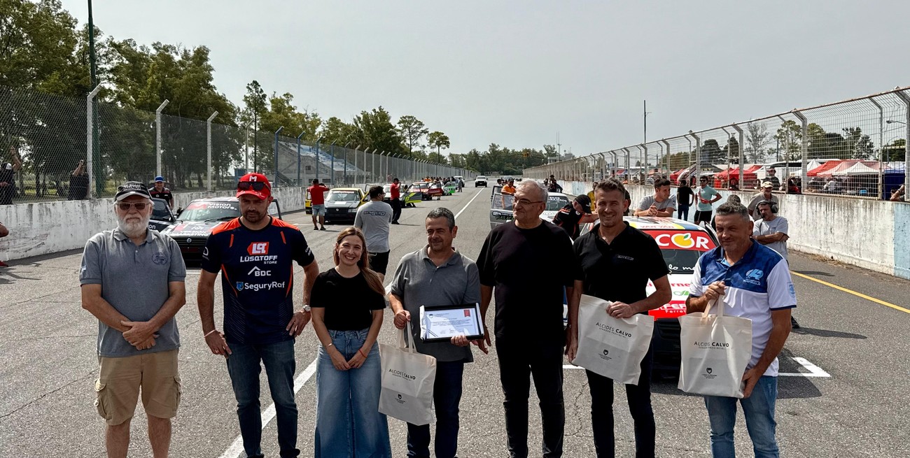 Calvo acompañó a las categorías TZ que abrieron su calendario en el autódromo de Rafaela