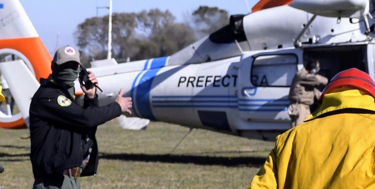 Rescate aéreo en alta mar: evacuaron a un tripulante que sufrió un ACV