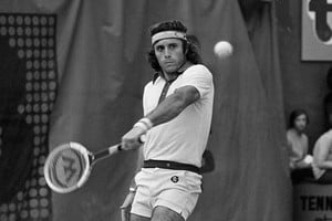 Vilas ganó en el Torneo de Maestros en el '74 y meses después llegó a Santa Fe. Foto: Gentileza El Gráfico.