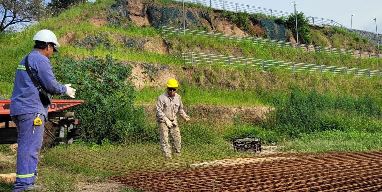 Comenzó la obra de reconstrucción del paseo inferior del Campo de la Gloria