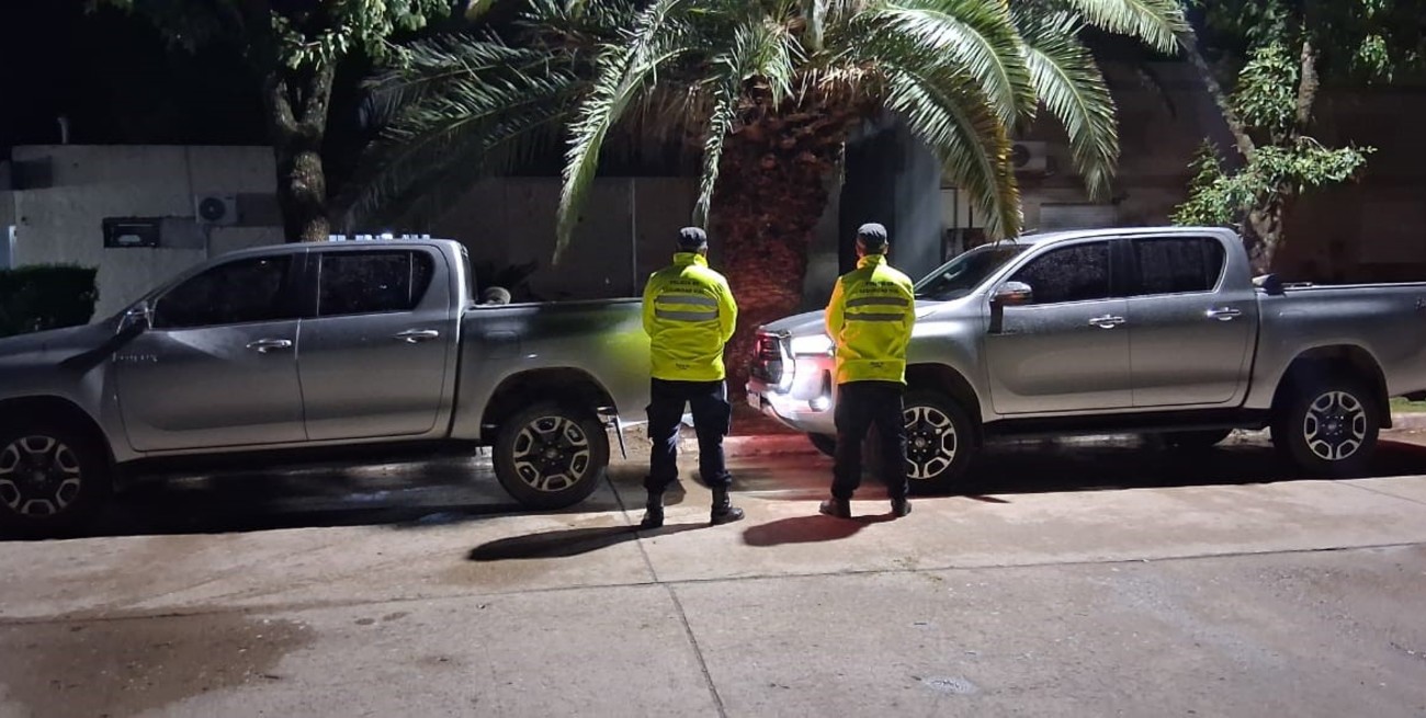 Arrestaron a tres hombres que manejaban camionetas con documentación adulterada