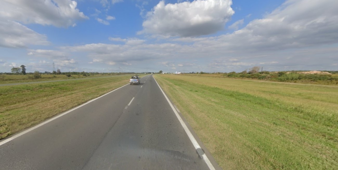 Choque y reducción del tránsito sobre autopista Rosario - Córdoba a la altura de Roldán