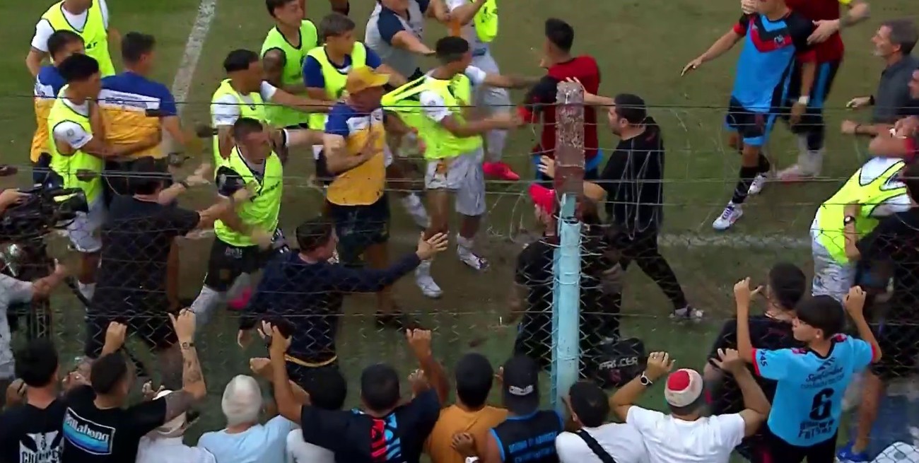 El insólito momento con un camillero del ascenso que terminó en una batalla campal
