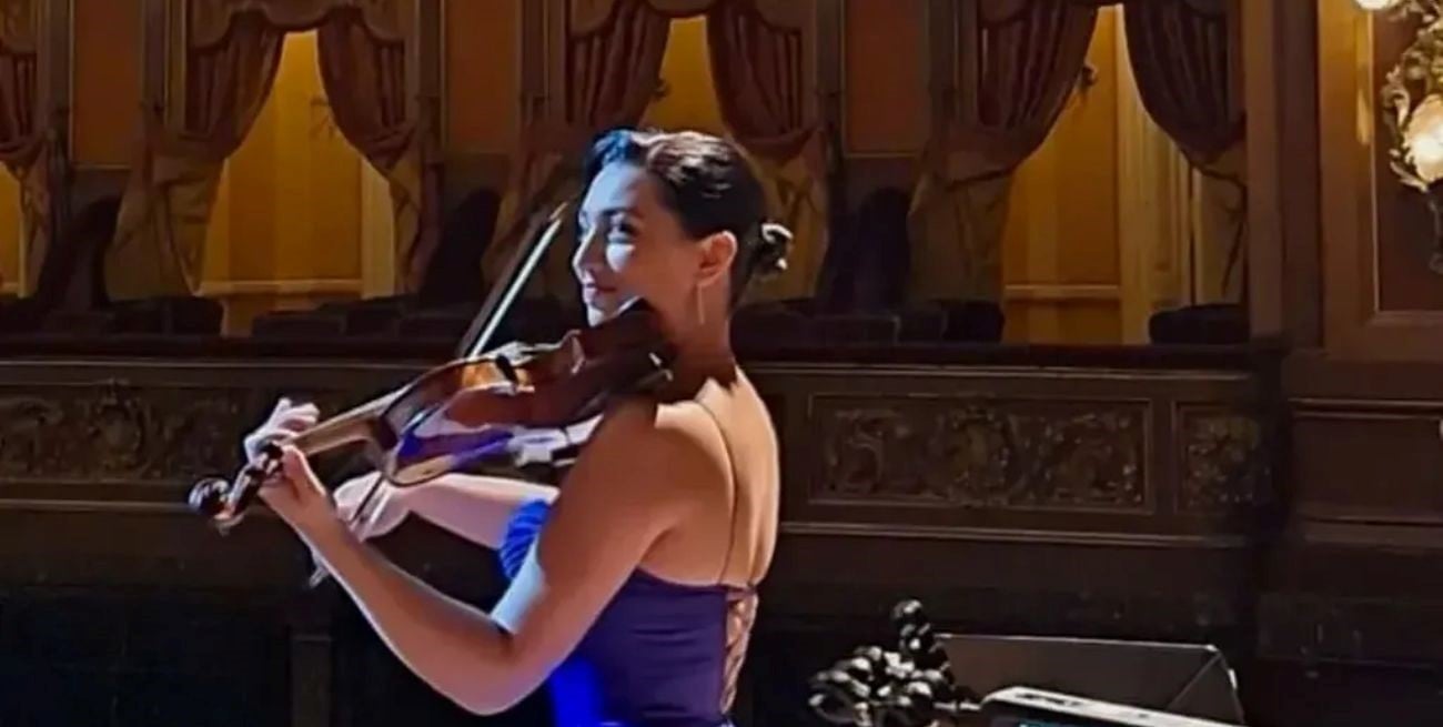 La violinista oriunda de Venado Tuerto, Sara Tubbia Ryan, brilla en la serie "Atrapados"