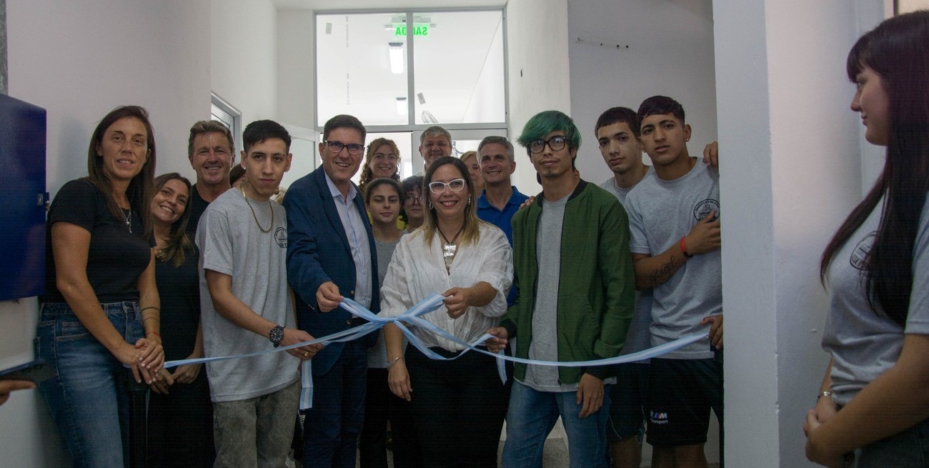 Programa 1000 Aulas: realizaron mejoras en la Escuela N° 556 de Villa Gobernador Gálvez