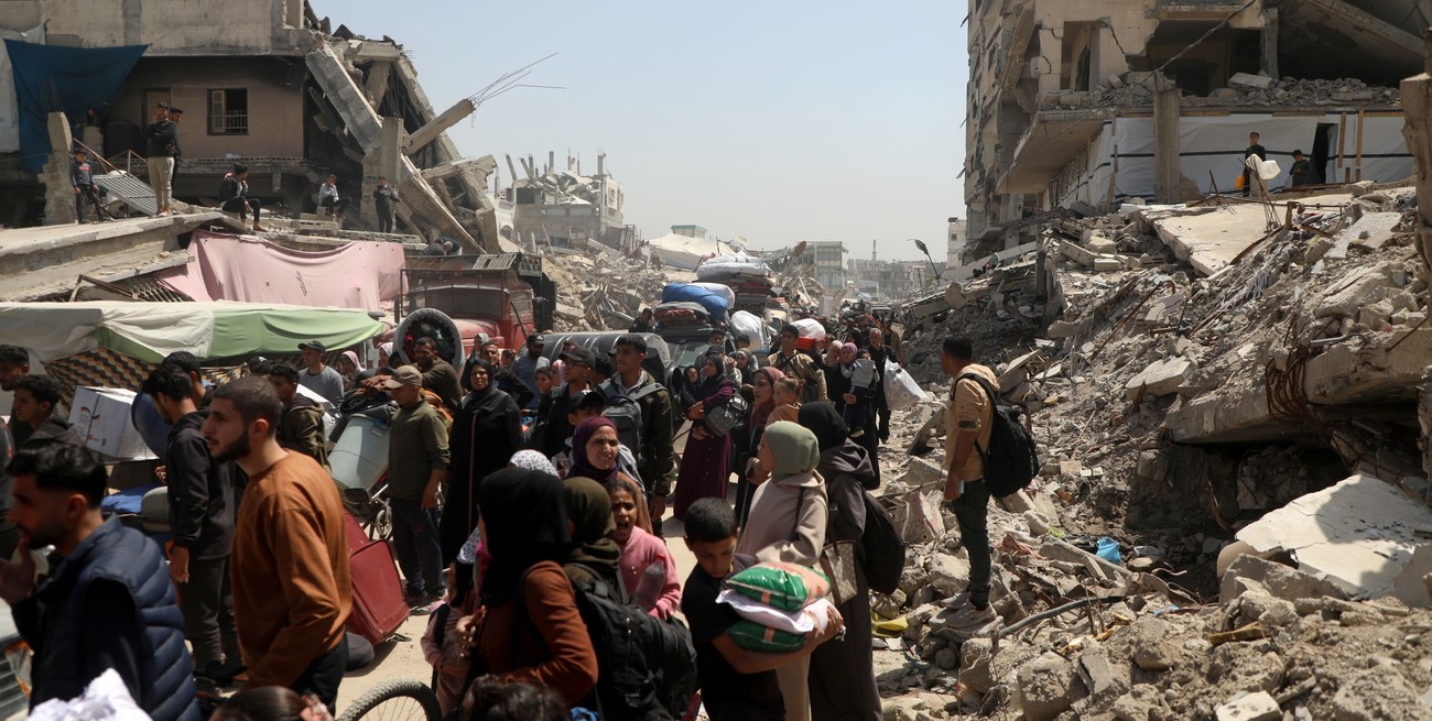 Más de 280.000 gazatíes huyeron en dos semanas por el conflicto con Israel