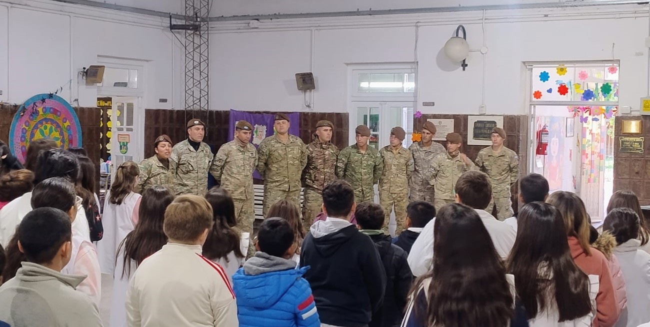 Después del temporal: el Ejército Argentino trabajó en una de las zonas afectadas de Casilda