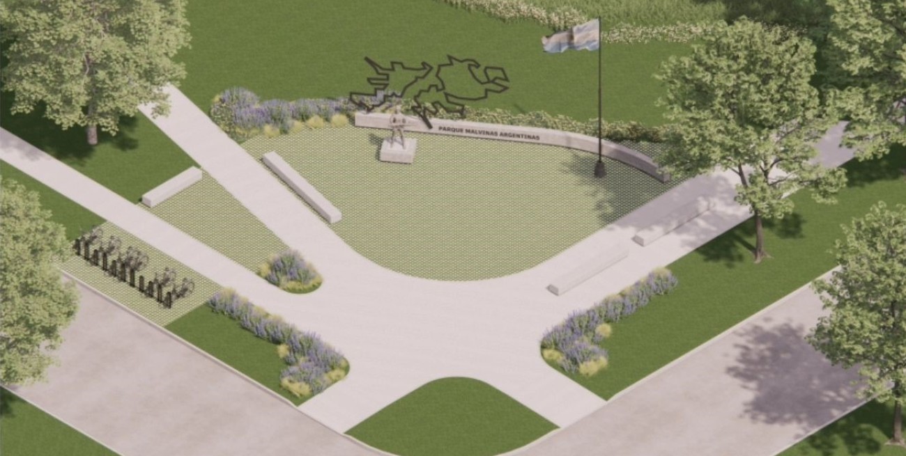 Presentaron el anteproyecto del nuevo "Parque Malvinas Argentinas" en Humboldt
