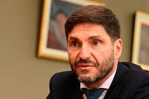 El gobernador Maximiliano Pullaro. Crédito: Flavio Raina