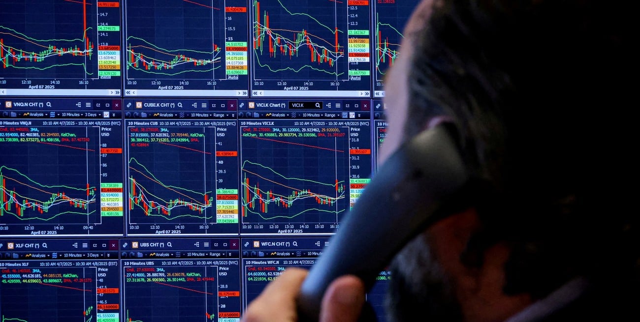 Derrumbe de acciones argentinas en Wall Street: caen hasta 32% y el riesgo país supera los 500 puntos
