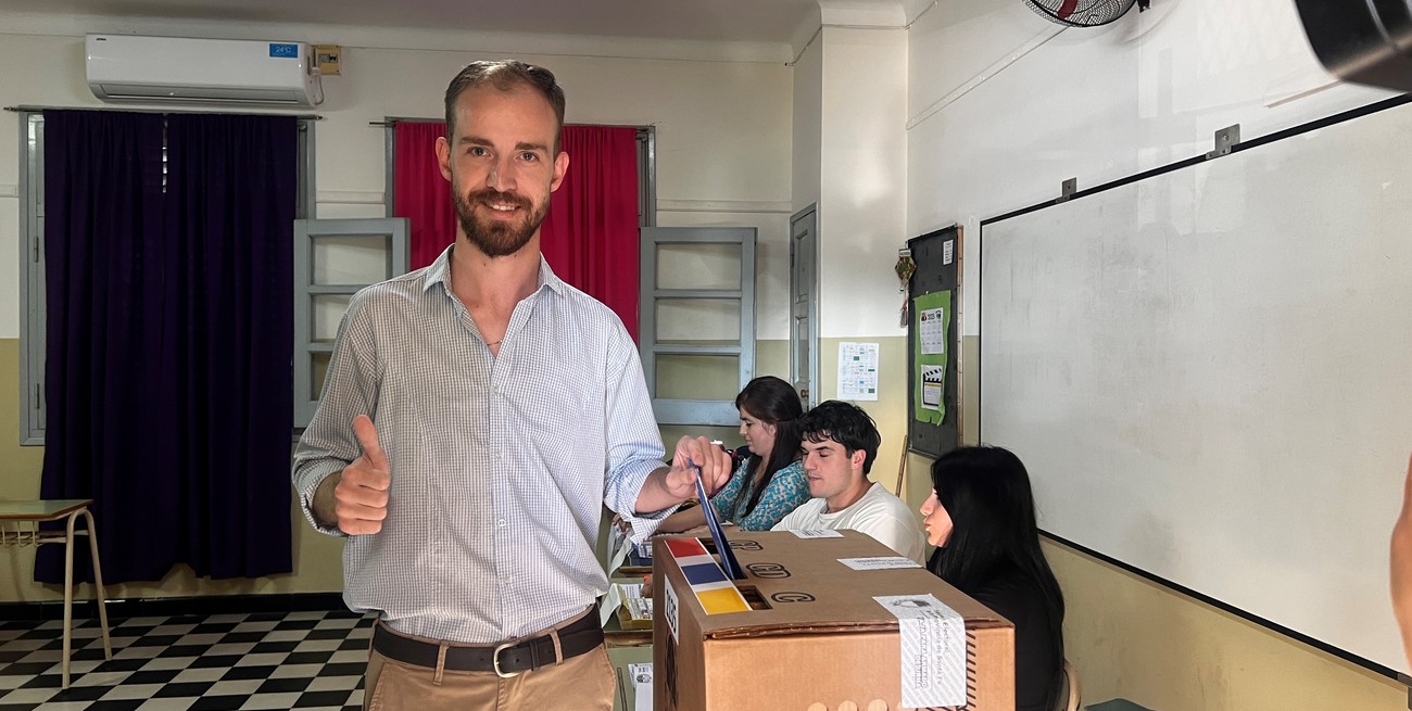 Votó Bryan Mayer: "Nos enfrentamos a toda la casta y desde el lunes nada será igual"