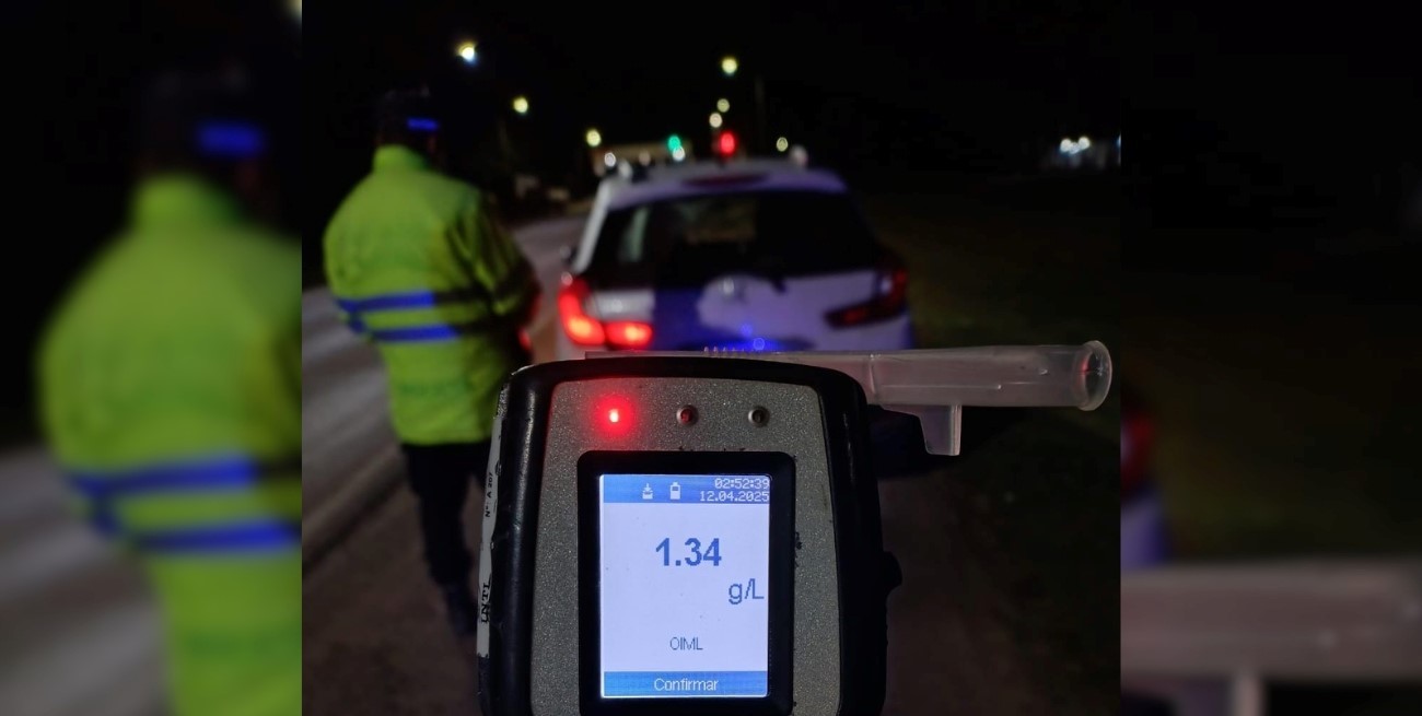 Sancionaron a 14 conductores por alcoholemia positiva