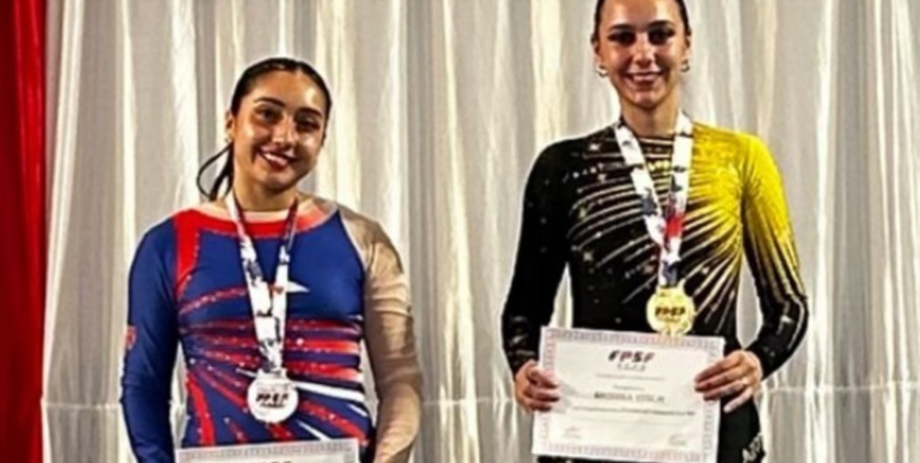 Evelyn Becerra campeona provincial "Categoría A" de patinaje artístico