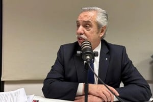 Alberto Fernández este miércoles en la entrevista con Splendid.