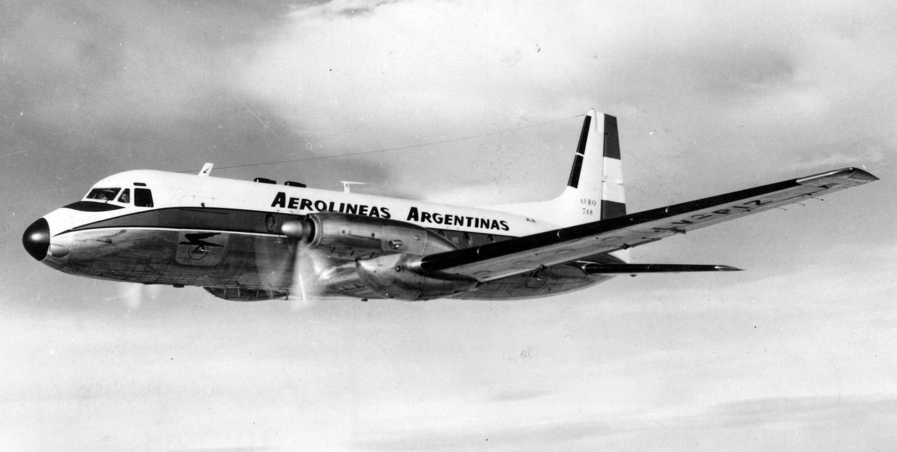El día que llegó el  Avro 748 al aeropuerto de Sauce Viejo
