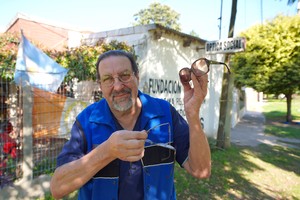El personaje entrevistado por El Litoral contó la historia de su trabajo. Foto: Fernando Nicola