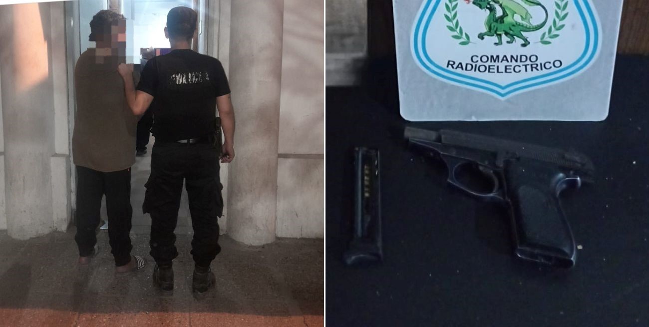 Secuestraron una pistola y su dueño fue aprehendido