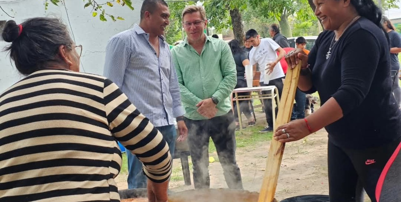 Borla participó en el cierre de la semana de los pueblos originarios