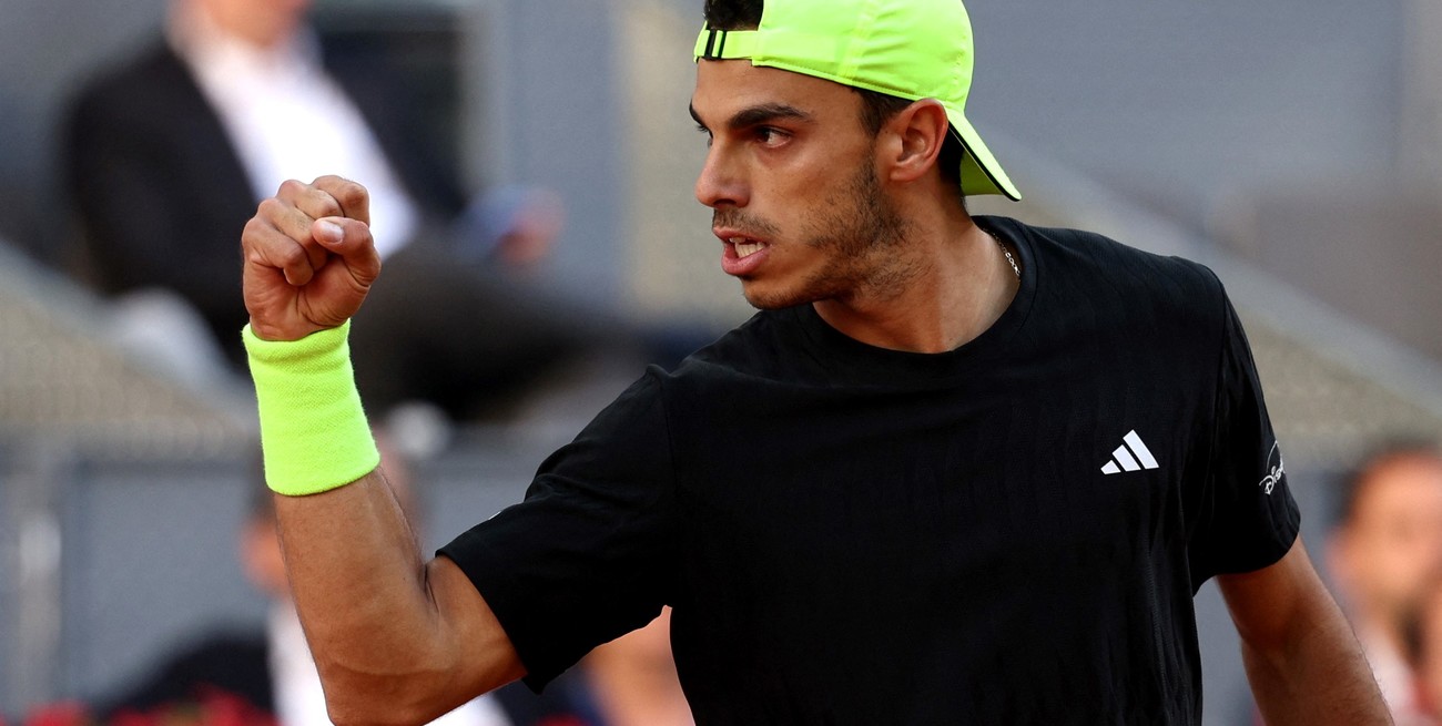Francisco Cerúndolo brilló en Madrid y eliminó a Zverev