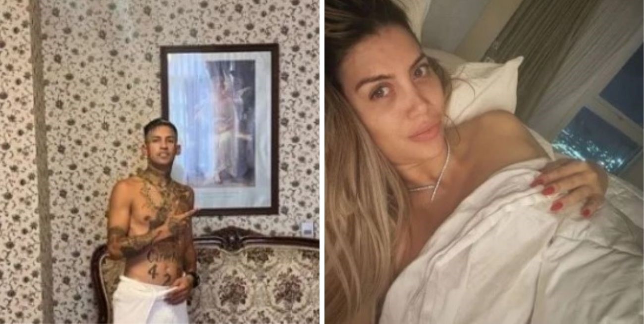 Tiroteo cruzado de feriado desde la cama entre Wanda Nara y L-Gante